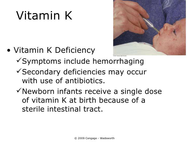 نقص فيتامين ك عند حديثي الولادة