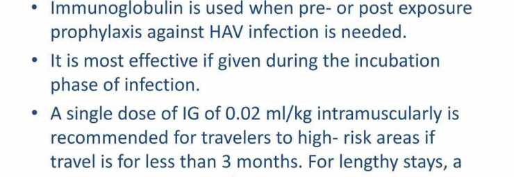 الوقاية من التهاب الكبد الفيروسي A بعد التعرض