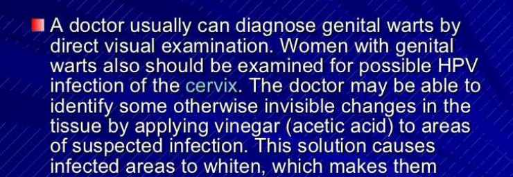 تشخيص فيروس الورم الحليمي البشري